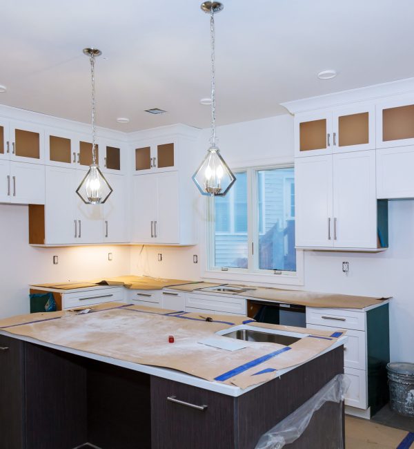 Home Improvement Kitchen Remodel worm's view installed in a new kitchen